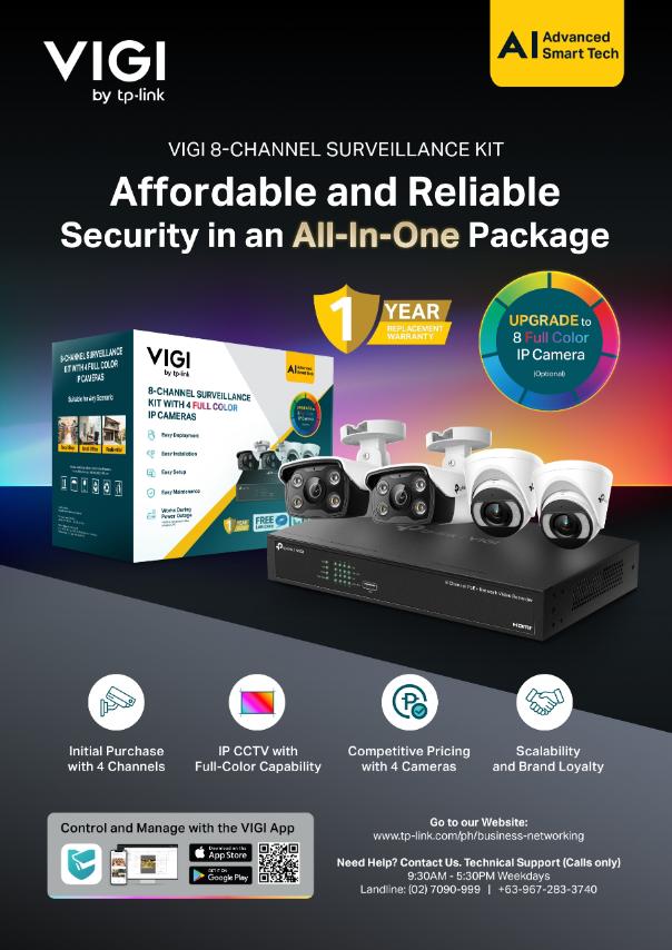 TP-LINK VIGI BVR1104H-4P NVR KIT SURVEILLANCE