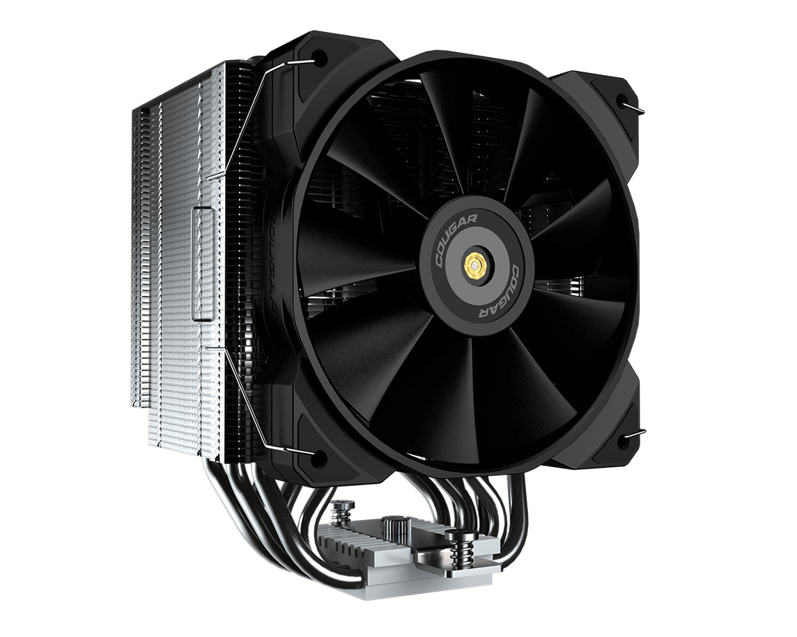 COUGAR FORZA 85 | 1*MHP120 FAN | 6-HEAT PIPES | AMD+INTEL | BLACK SINGLE TOWER AIR CPU COOLER