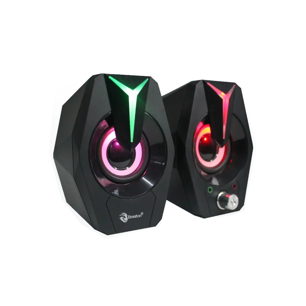 BOSSTON RGB EK-010 BLACK SPEAKER