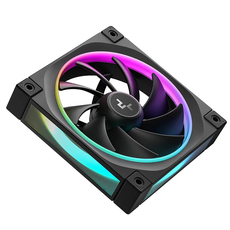 DEEPCOOL FL12 120MM BLACK SINGLE COOLING CASE FAN