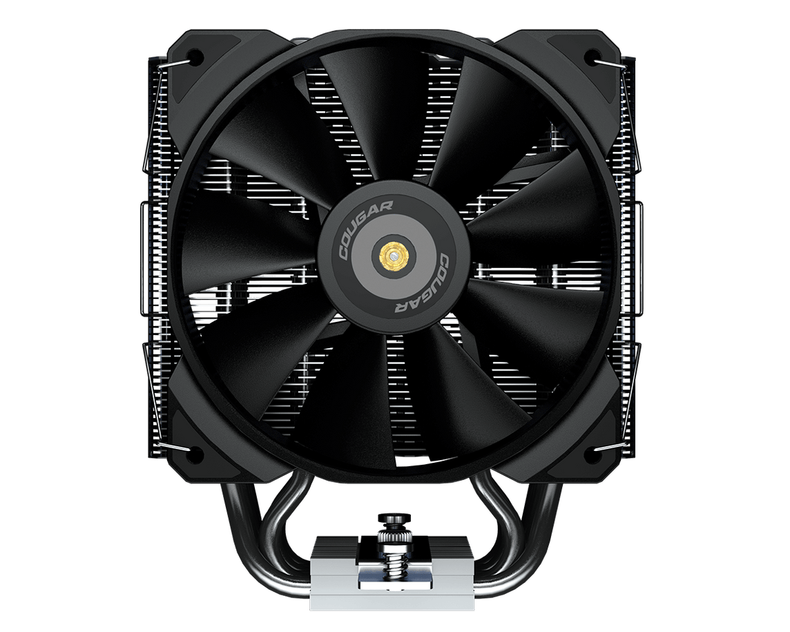 COUGAR FORZA 85 | 1*MHP120 FAN | 6-HEAT PIPES | AMD+INTEL | BLACK SINGLE TOWER AIR CPU COOLER