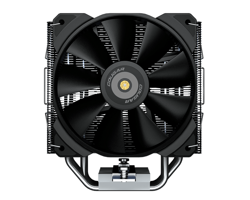 COUGAR FORZA 50 | 1*MHP120 FAN | 4-HEAT PIPES | AMD+INTEL | BLACK SINGLE TOWER CPU AIR COOLER