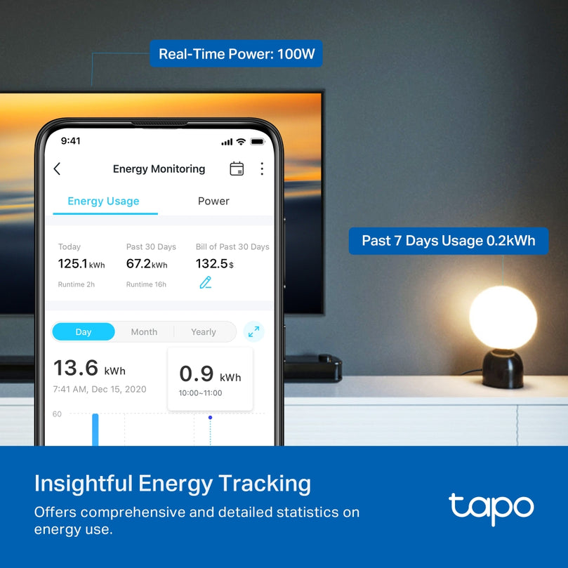 TP-LINK TAPO P110M MINI SMART Wi-Fi PLUG ENERGY MONITORING