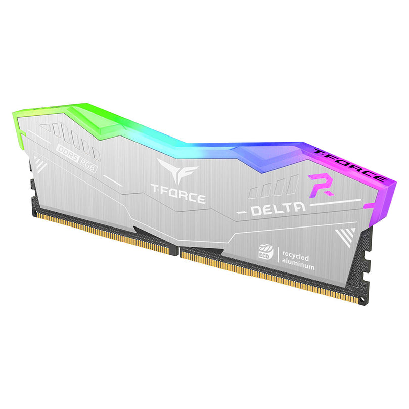 TEAMGROUP T-FORCE DELTA RGB ECO 32GB (16GBx2) 6000MHZ DDR5 CL38 EXPO DESKTOP MEMORY