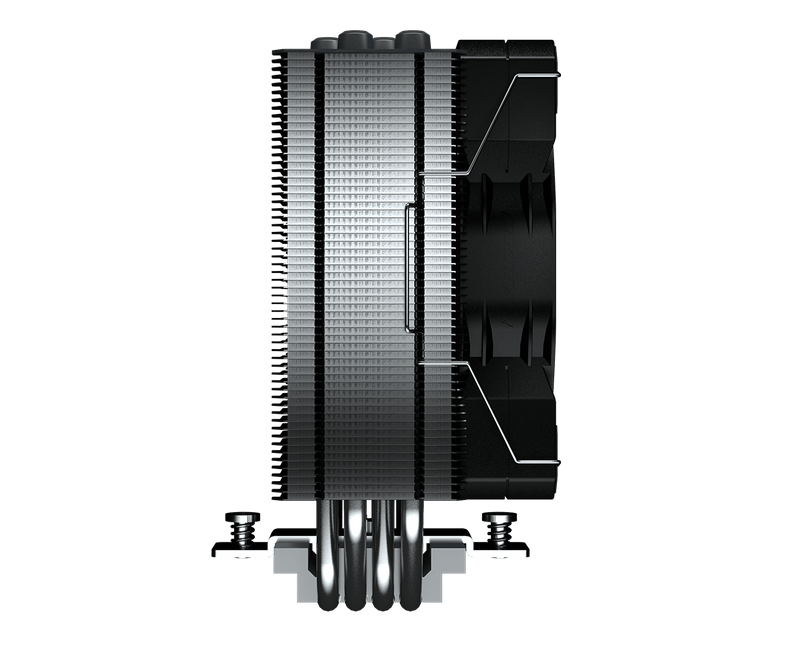 COUGAR FORZA 50 | 1*MHP120 FAN | 4-HEAT PIPES | AMD+INTEL | BLACK SINGLE TOWER CPU AIR COOLER