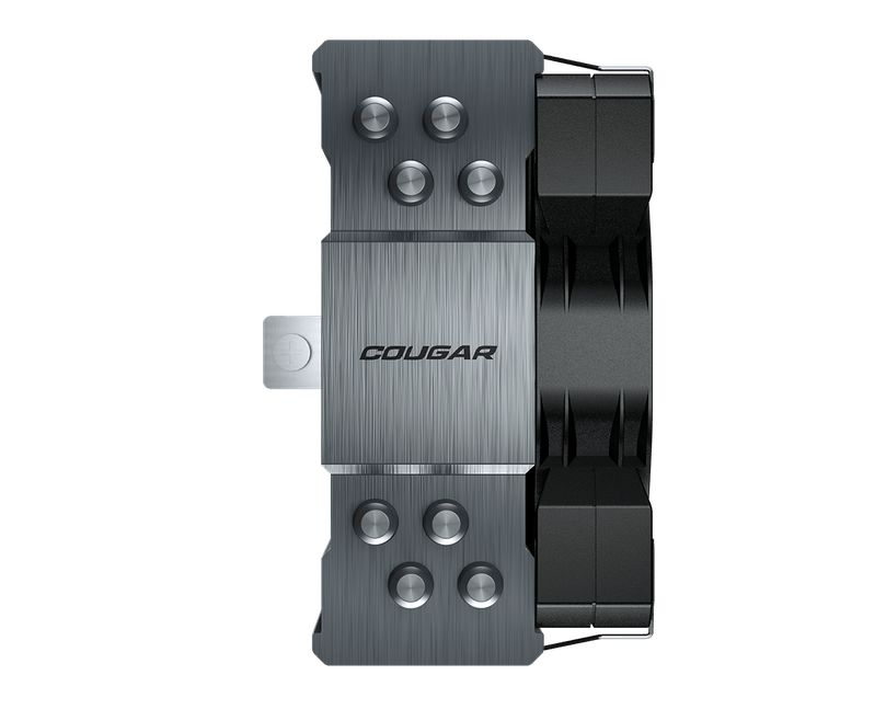 COUGAR FORZA 50 | 1*MHP120 FAN | 4-HEAT PIPES | AMD+INTEL | BLACK SINGLE TOWER CPU AIR COOLER