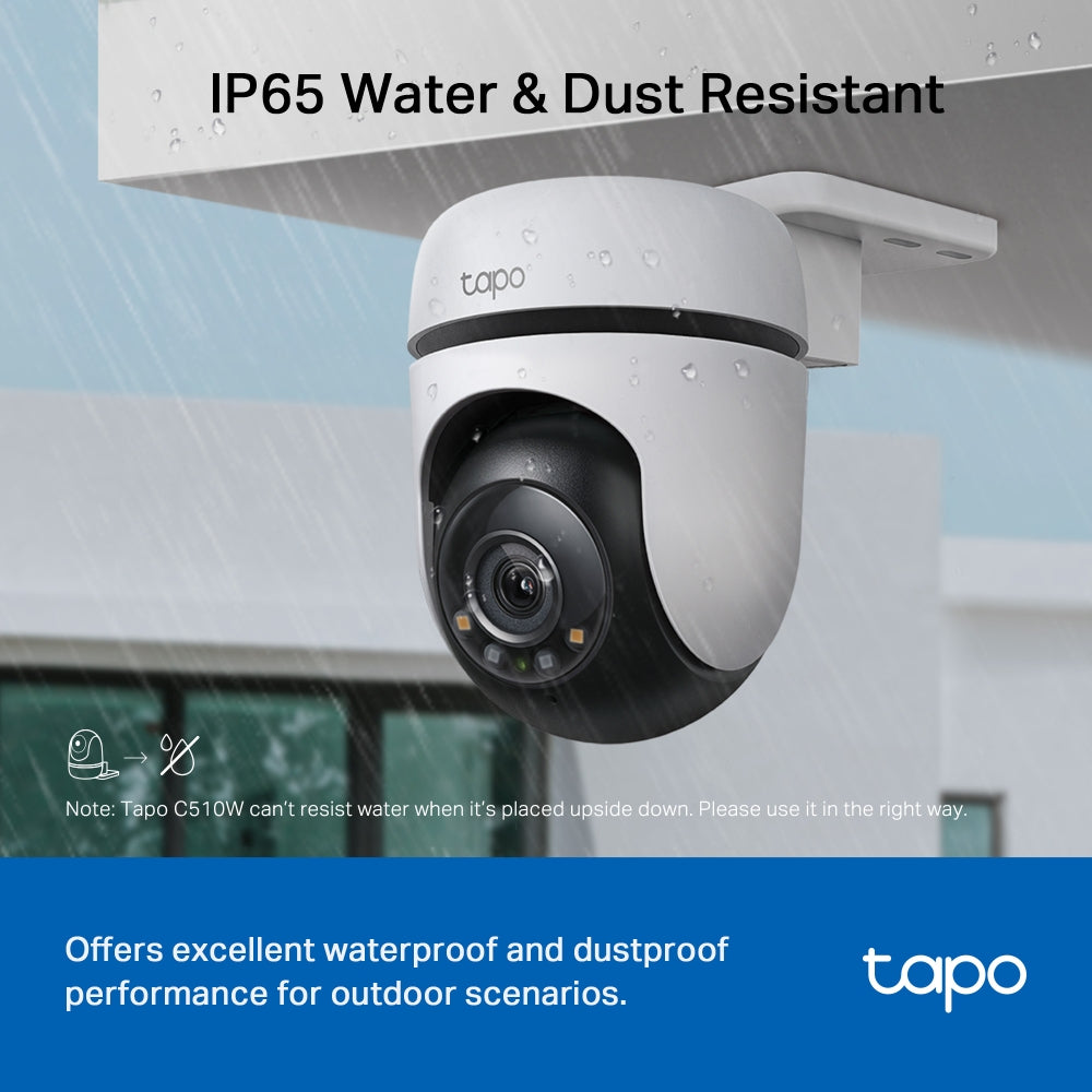 TP-LINK TAPO C510W OUTDOOR PAN TILT SECURITY WIFI CAMERA