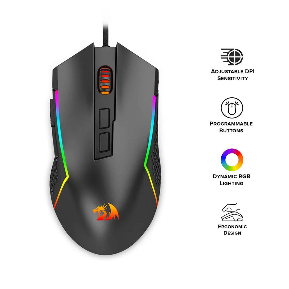 REDRAGON M613-RGB TRIDENT LITE WIRED GAMING MOUSE