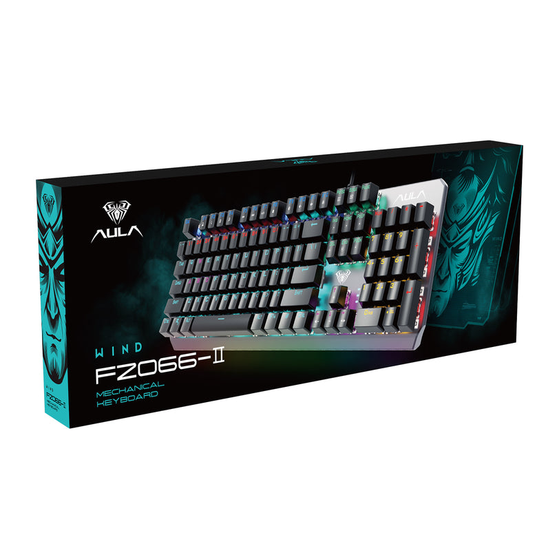 AULA F2066-II WIRED MECHANICAL GAMING KEYBOARD
