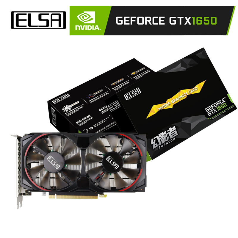 ELSA GTX1650 DDR6 4GB 128BIT GRAPHICS CARD