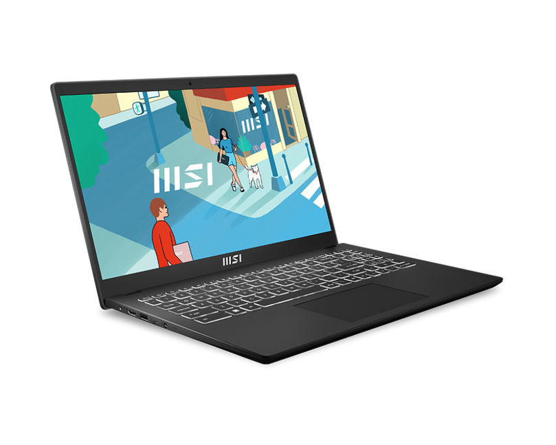MSI MODERN 15 B13M-1025PH | INTEL CORE i7-1335U | 16GB DDR4 3200MHZ | 512GB NVMe PCIe SSD | IRIS XE GRAPHICS | 14" FHD DISPLAY IPS | WINDOWS 11 | LAPTOP