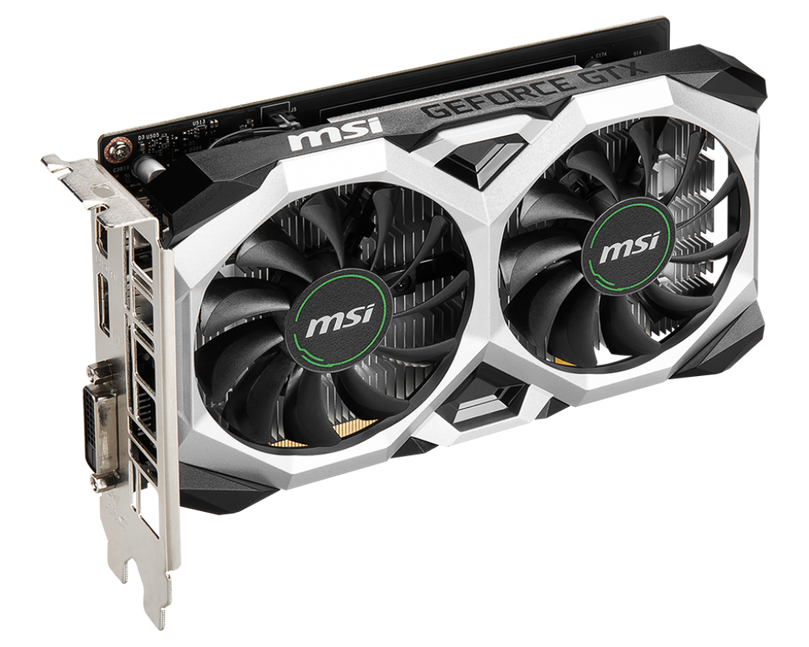 MSI GEFORE GTX1650 D6 VENTUS XS OCV3 4GB DDR6/128-BIT/DVI-D+HDMI+DP/2*FAN (2-SLOT) GRAPHICS CARD