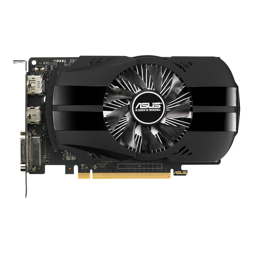 ASUS GEFORCE GTX 1050Ti 4GB PHOENIX FAN EDITION DVI-D HDMI DP 1.4 GAMING GRAPHICS CARD (PH-GTX1050TI-4G)