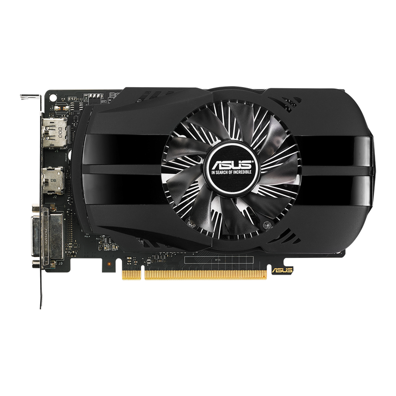 ASUS GEFORCE GTX 1050Ti 4GB PHOENIX FAN EDITION DVI-D HDMI DP 1.4 GAMING GRAPHICS CARD (PH-GTX1050TI-4G)