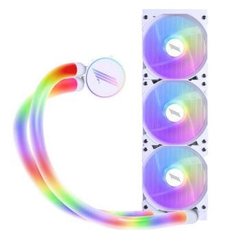 1STPLAYER MOTHRA MT360 INFINITE SPACE W/ ARGB DYNAMIC PIPE 3* FANS AIO LIQUID CPU COOLER