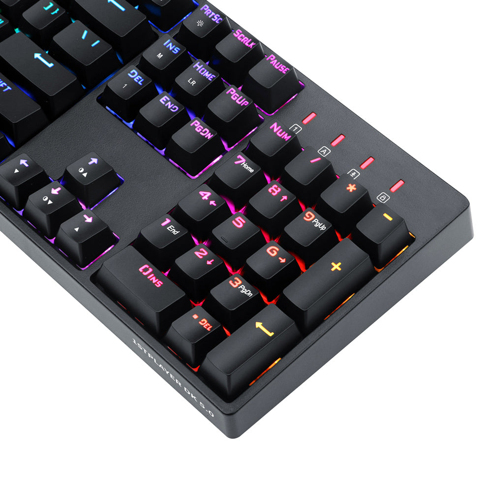 1STPLAYER DK5.0 LITE RGB TKL BLUE SWITCH MECHANICAL GAMING KEYBOARD