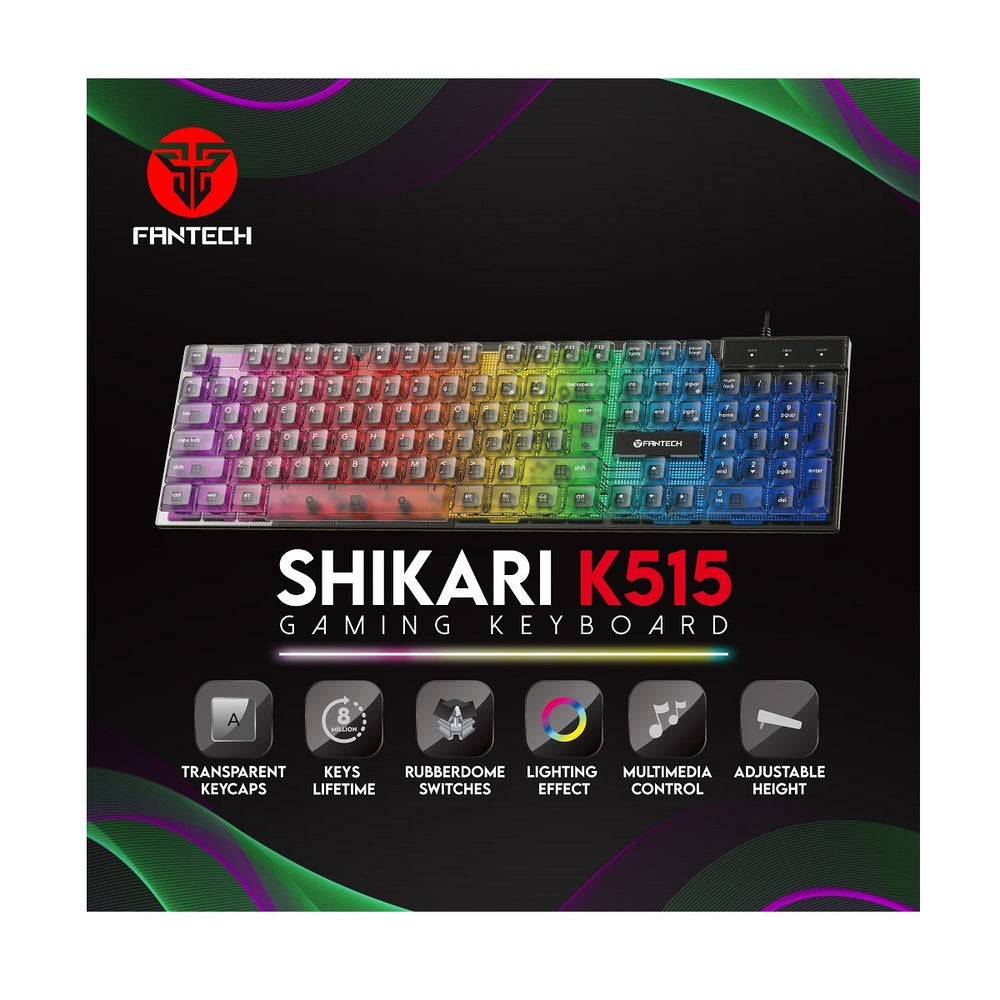 FANTECH K515 SHIKARI WIRED KEYBOARD