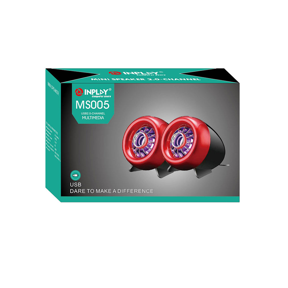 INPLAY MS005 MINI BLACK RED SPEAKER