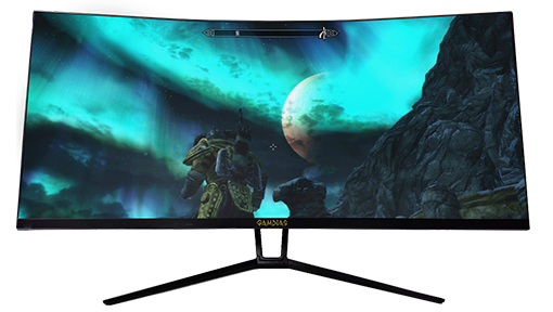 GAMDIAS APOLLO DHD 356C 35" 2560 X 1080 GAMING MONITOR