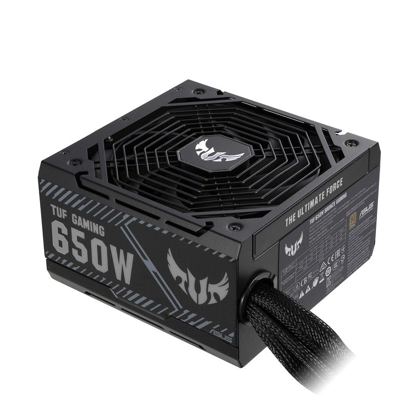 ASUS TUF GAMING 650W BRONZE PSU, 80 PLUS BRONZE CERTIFICATION, 80CM 8-PIN CPU CONNECTOR, 6-YEAR WARRANTY