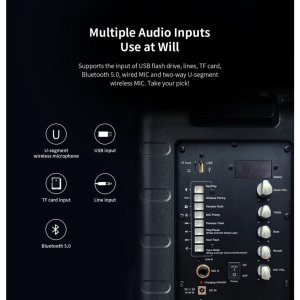 EDIFIER A3-8S PORTABLE BLUETOOTH WITH TROLLEY SPEAKER