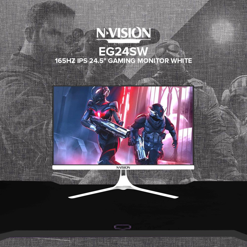 NVISION EG24SW 23.8 165HZ WHITE MONITOR