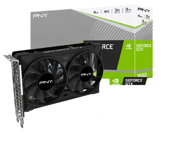 PNY GeForce GTX 1650 4GB GDDR6 Dual Fan GRAPHICS CARD