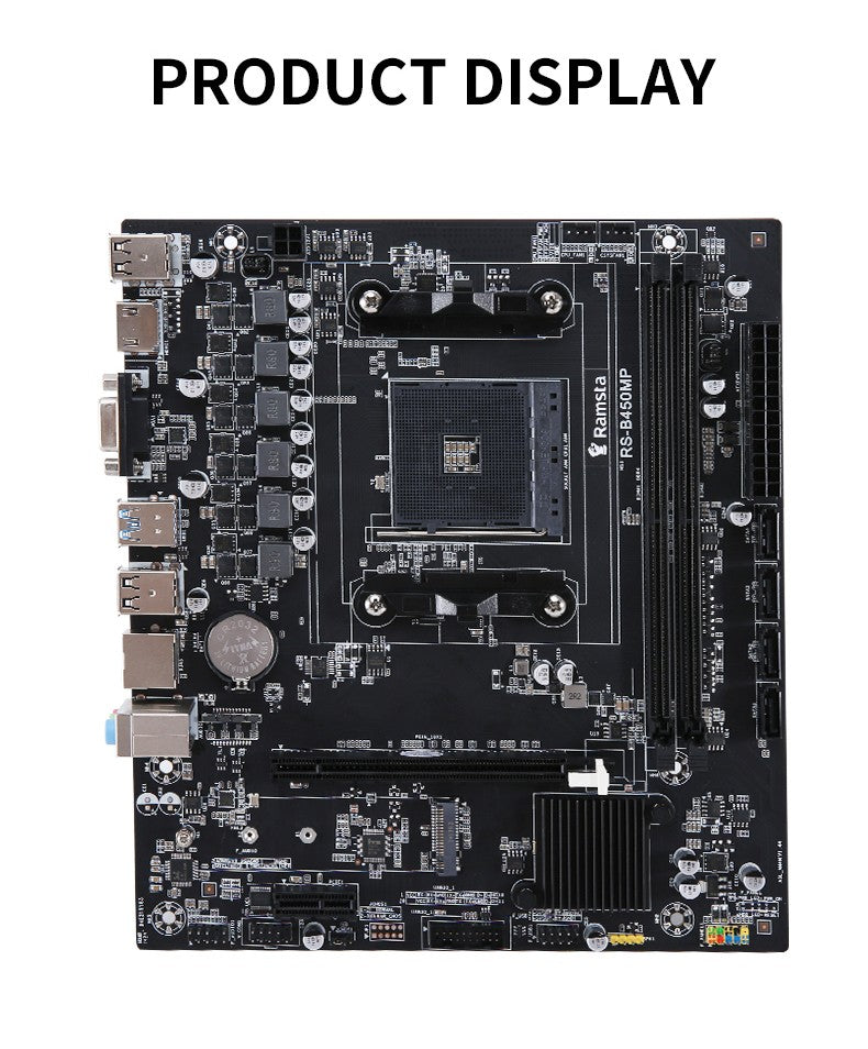 RAMSTA RS-B450MP PRO AM4 DDR4 MOTHERBOARD