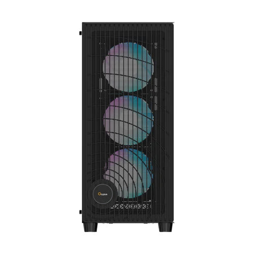 OCYPUS GAMMA C70 ARGB HIGH AIRFLOW FRONT PANEL W/4 ARG FAN ATX CASE