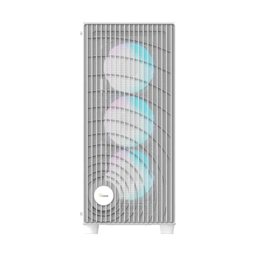 OCYPUS GAMMA C70 ARGB HIGH AIRFLOW FRONT PANEL W/4 ARG FAN ATX CASE