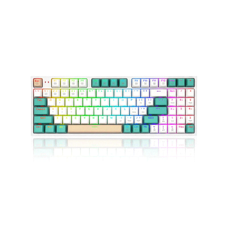 REDRAGON (K636WGC-RGB) KITAVA WHITE MECHANICAL KEYBOARD