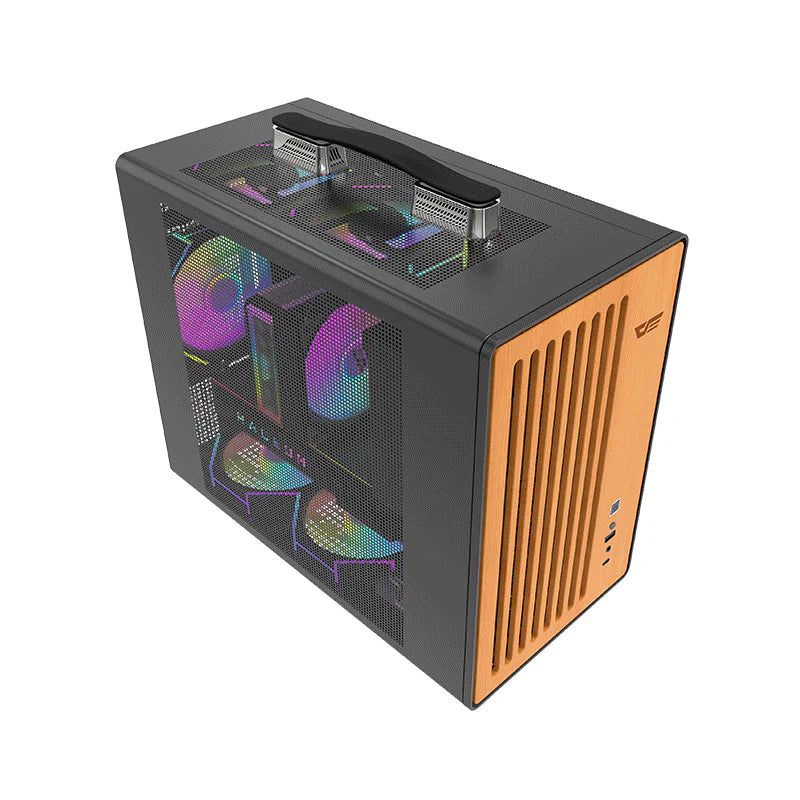 DARKFLASH DW200 WOOD EDITION M-ATX PC CASE