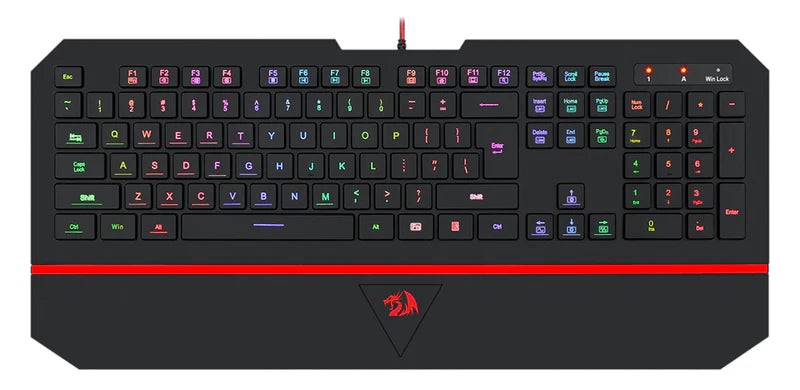 REDRAGON K502 KARURA 7 COLOR BACKLIGHT GAMING KEYBOARD