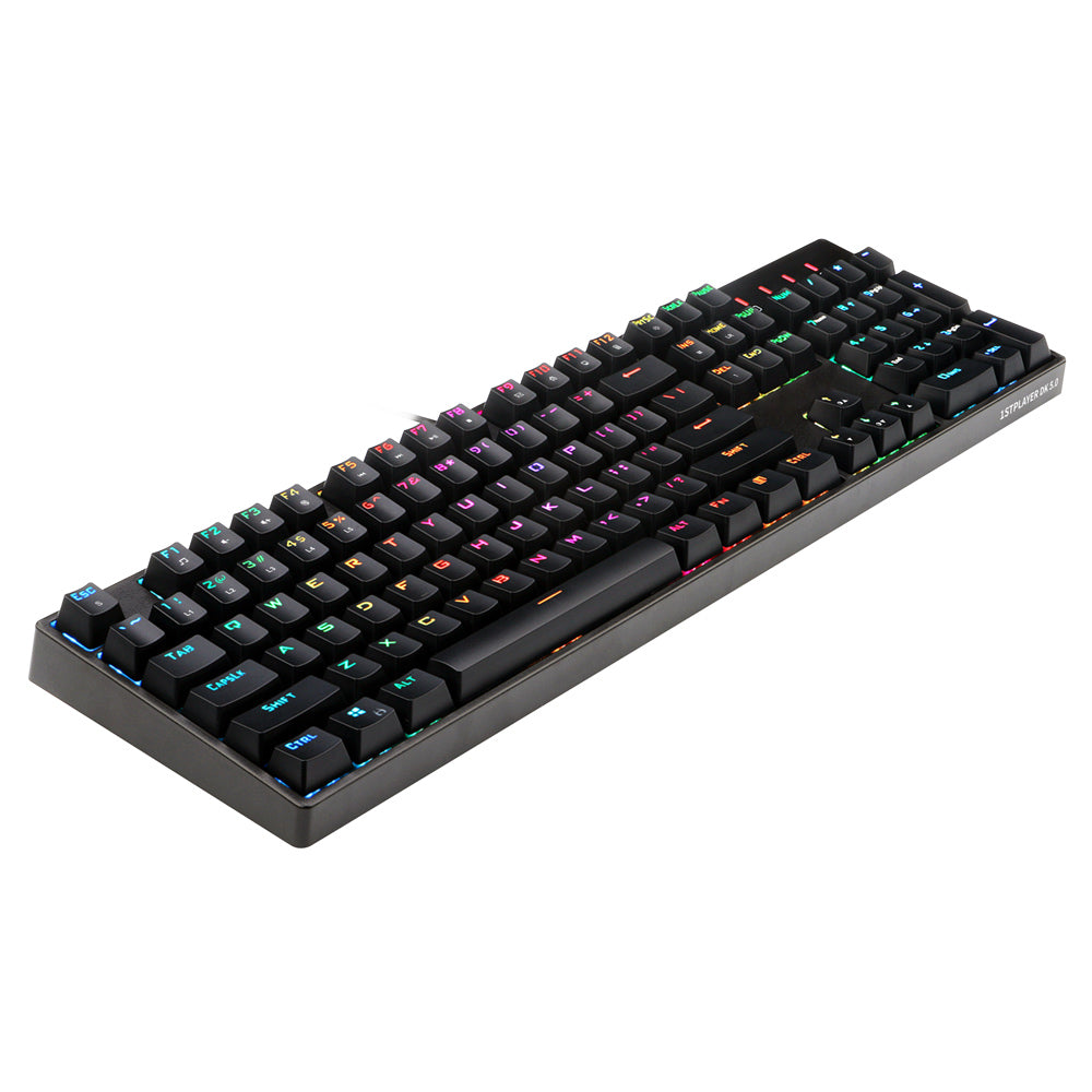 1STPLAYER DK5.0 LITE RGB TKL BLUE SWITCH MECHANICAL GAMING KEYBOARD