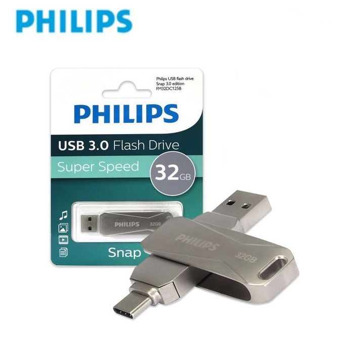 PHILIPS SNAP 3.0 TC OTG 32GB FLASH DRIVE