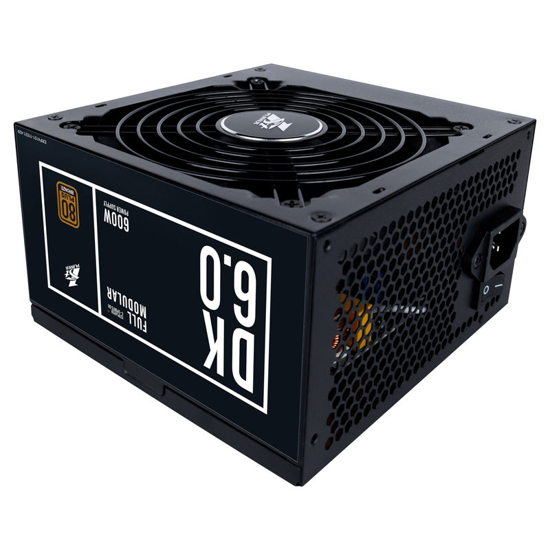 1STPLAYER DK 600W 80+ BRONZE FULL-MODULAR/FLAT CABLES/GAMING PSU (PS-600AX)