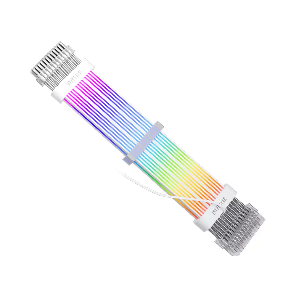 1STPLAYER CC 24-PIN ARGB NC24P PSU EXTENSION CABLE /DOUBLE SIDED LIGHTING (NC24P)