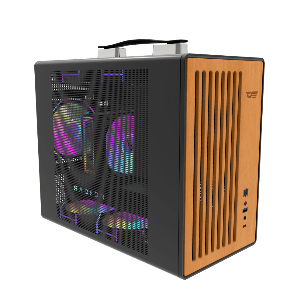 DARKFLASH DW200 WOOD EDITION M-ATX PC CASE