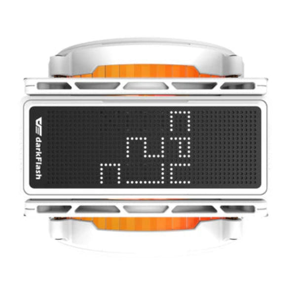 DARKFLASH E400 PLUS LED MATRIX DISPLAY DUAL FAN CPU COOLER