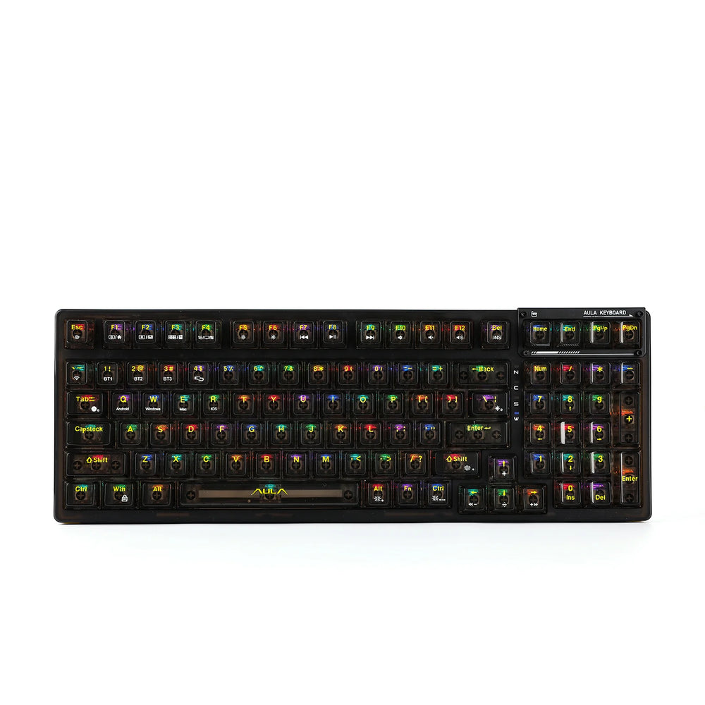 AULA F98 (3 IN 1 BLACK HOT SWAPPABLE) RGB GAMING MECHANICAL KEYBOARD