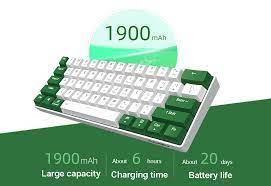 DAREU EK861 BLUETOOTH 61-KEY MECHANICAL KEYBOARD