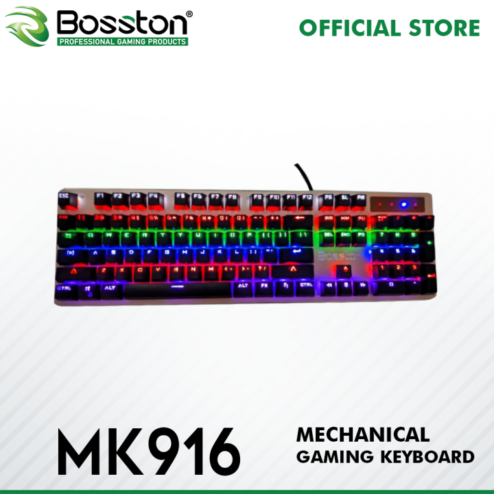 BOSSTON METAL LIGHTNINGBAZOOKA MK916 MECHANICAL KEYBOARD