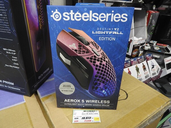 STEELSERIES AEROX 5 WL DESTINY 2 EDITION MOUSE