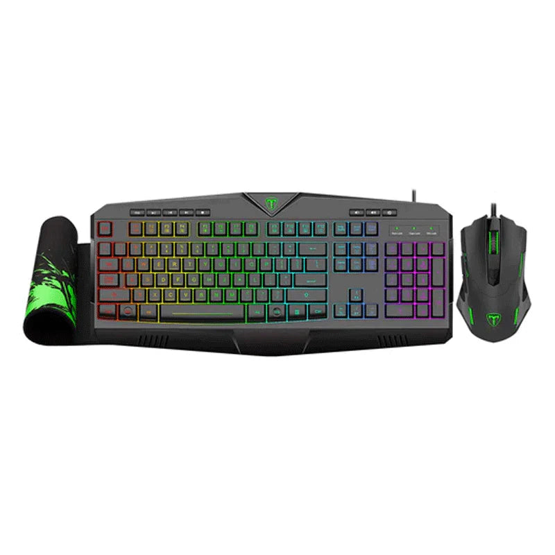 T-DAGGER T-TGS006 COMBO 3IN1 GAMING KEYBOARD ||MOUSE || MOUSEPAD