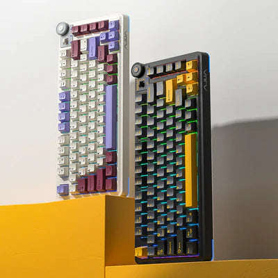 AULA AU75 3-IN-1 HOT-SWAP RGB WITH MULTI-FUNCTION KNOB MECHANICAL GAMING KEYBOARD