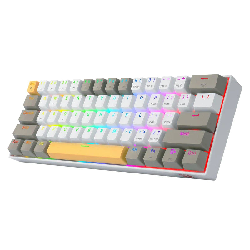 REDRAGON K530W-RGB-PRO DRACONIC PRO WHITE| BROWN SWITCH MECHANICAL KEYBOARD