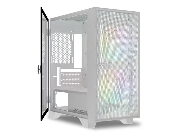 OCPC SCURA MESH MICRO-TOWER GAMING WHITE CASE