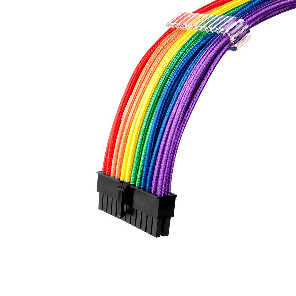 1STPLAYER STEAMPUNK RB-001 PSU RAINBOW SLEEVED EXTENSION CABLE KIT