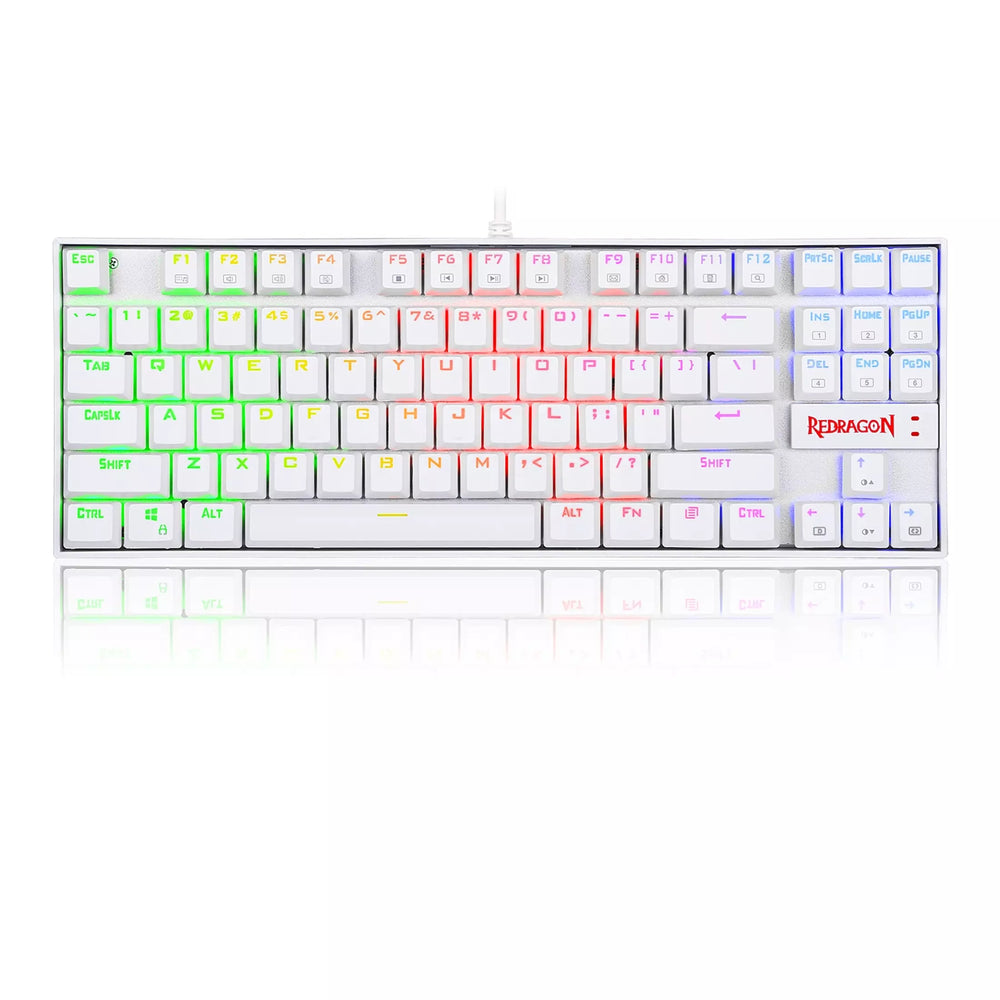 REDRAGON K552 60% COMPACT 87 KEY KUMARA WIRED CHERRY MX BLUE SWITCHES MECHANICAL KEYBOARD