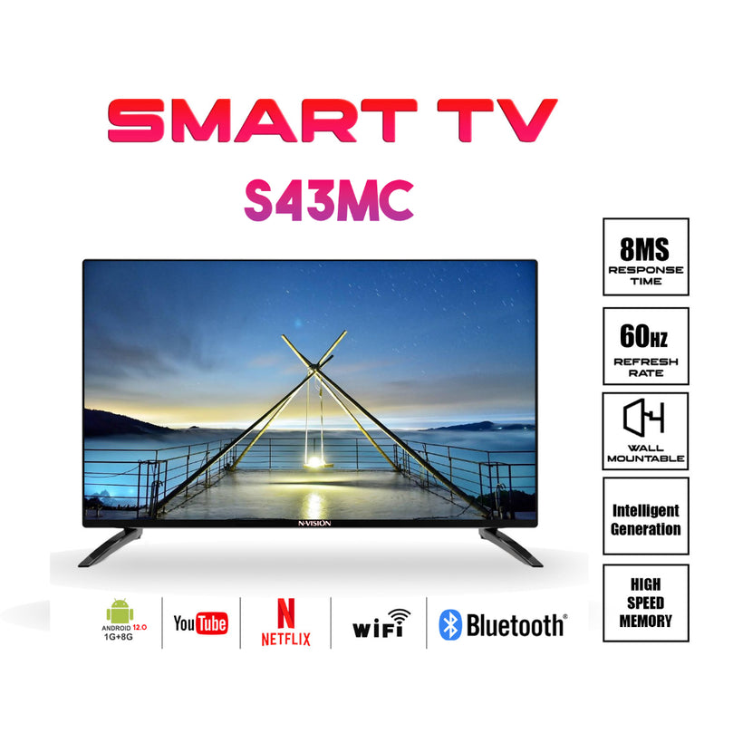 NVISION S800/S900 S43MD/S43MC 43 INCH FHD SMART TV